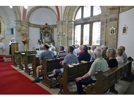 75 Jahre Wachsstockfest an der Weingartenkapelle in Naumburg (Foto: Karl-Franz Thiede)